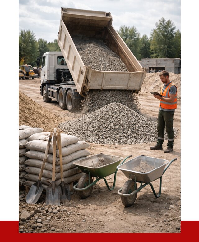 Доставка нерудных материалов в Кинели от 1223 руб. | ПРОНЕРУДКнл
