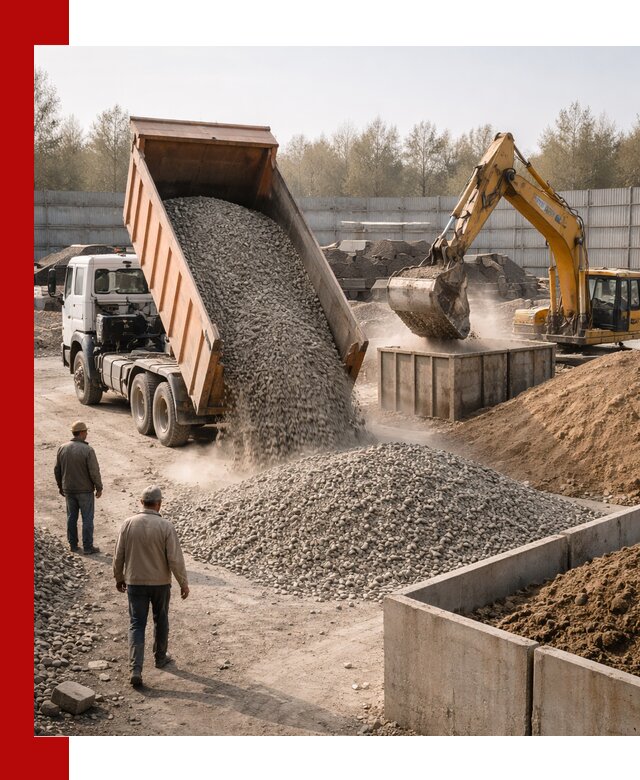 Доставка нерудных материалов с погрузкой и разгрузкой в Кинели