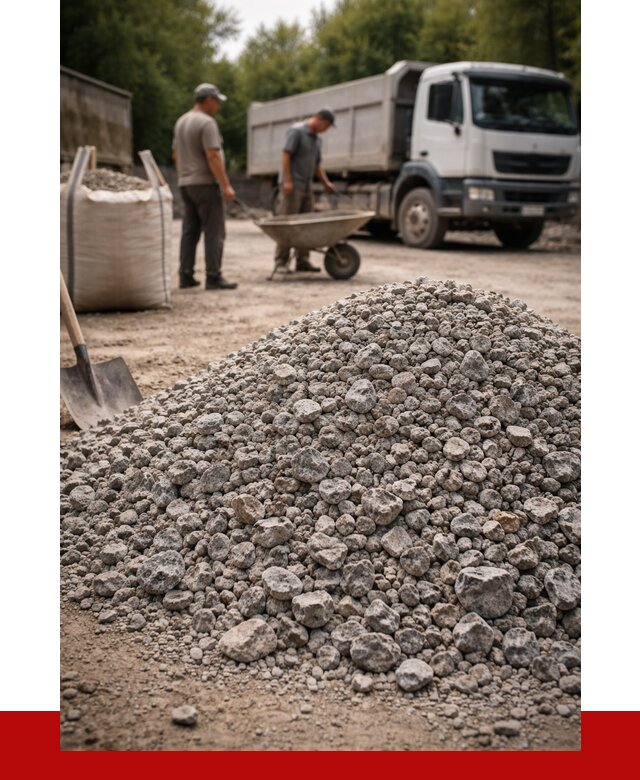 Гранитный щебень фракция 20-40 в Кинели от 3260 руб. ПРОНЕРУДКнл