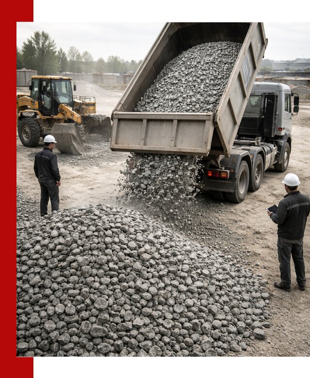 Доставка гранитного щебня фракции 20-40 в Кинели