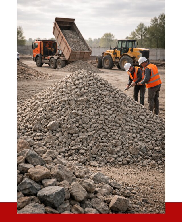 Гранитный щебень фракция 40-70 в Кинели от 2547 руб ПРОНЕРУДКнл