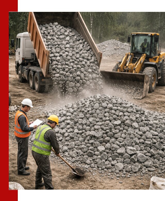 Гранитный щебень фракция 70-150 доставка в Кинели