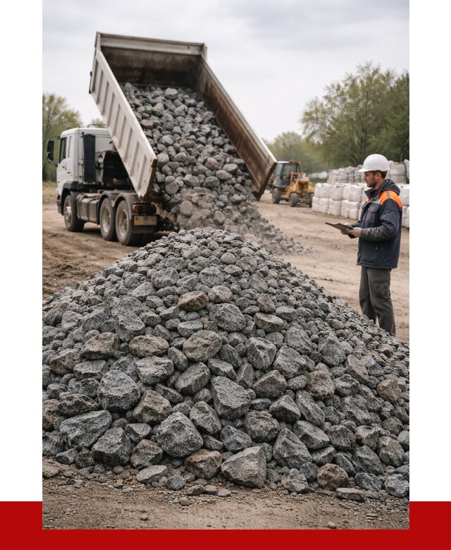 Гранитный щебень фракция 100-200 в Кинели от 4279 р. ПРОНЕРУДКнл