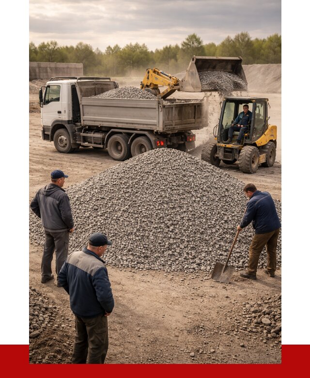 Гравийный щебень фракция 5-20 в Кинели от 2445 р. ПРОНЕРУДКнл