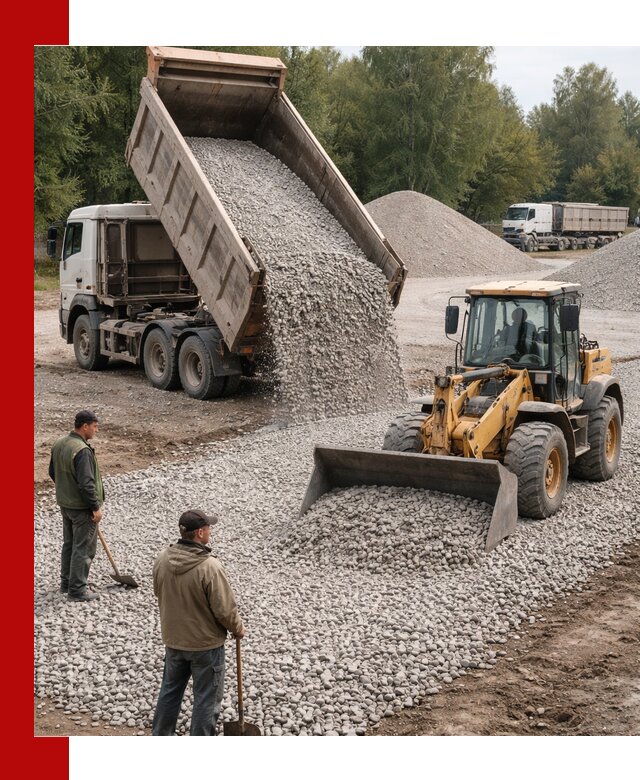 Купить гравийный щебень фракция 20-40 в Кинели с доставкой