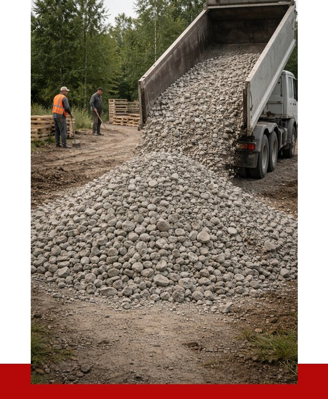 гравийный щебень фракция 70-120 в Кинели от 2496 р. ПРОНЕРУДКнл