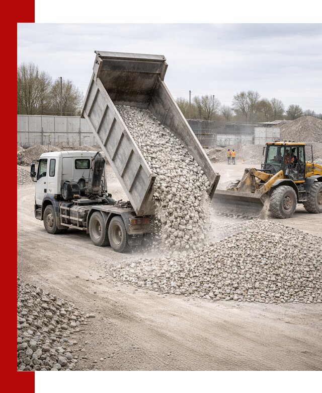 Доставка и продажа известнякового щебня в Кинели