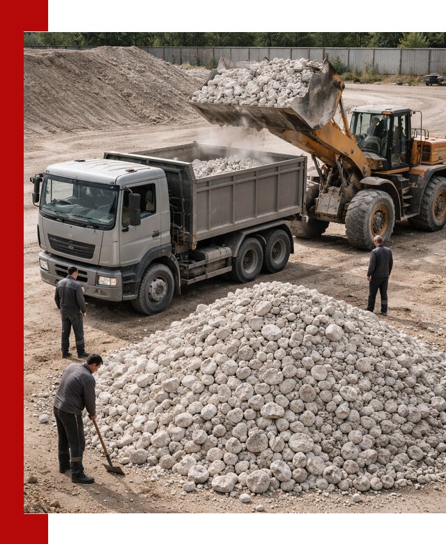 Известняковый щебень фракция 70–150 с доставкой в Кинели