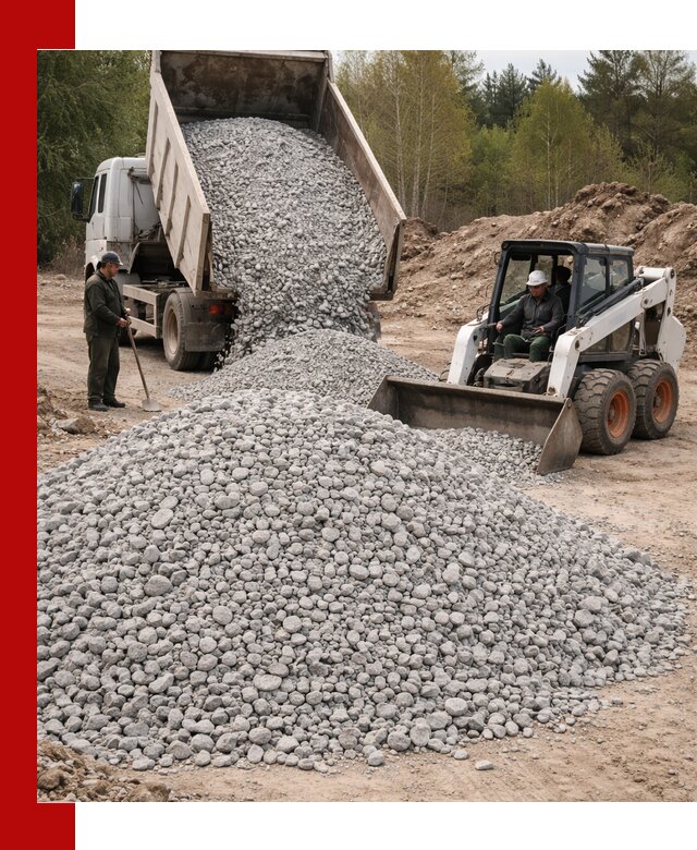 Доставка доломитового щебня в Кинели напрямую от карьера
