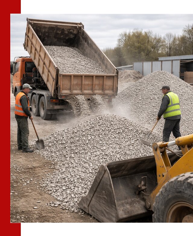 Доломитовый щебень фракции 5-20 с доставкой в Кинели