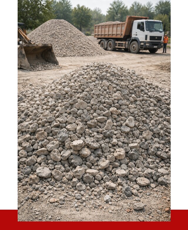 Вторичный щебень фракция 20-40 в Кинели от 2241 р ПРОНЕРУДКнл