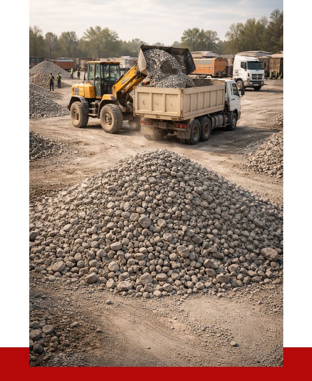 Вторичный щебень фракция 40-70 в Кинели от 1773 р, ПРОНЕРУДКнл