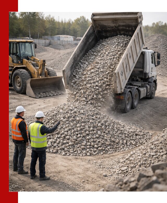 Вторичный щебень фракция 40–70 доставка в Кинели