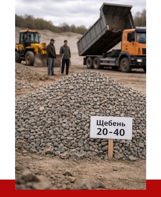 Бетонный щебень фракция 20-40 в Кинели от 2496 р. | ПРОНЕРУДКнл