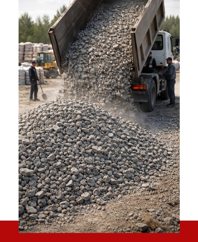 Бетонный щебень фракция 40-70 в Кинели от 1834 р. ПРОНЕРУДКнл