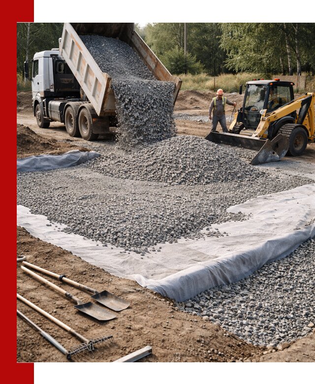 Щебень для фундамента с доставкой в Кинели