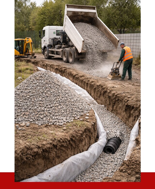 Щебень для дренажа в Кинели от 1885 р., ПРОНЕРУДКнл доставка