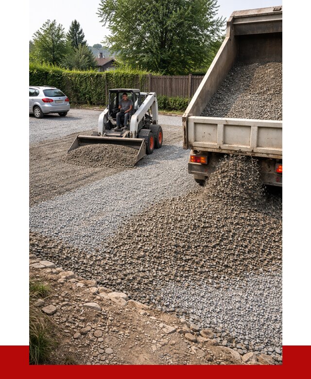 Щебень для парковки в Кинели с доставкой от 1223 р.| ПРОНЕРУДКнл