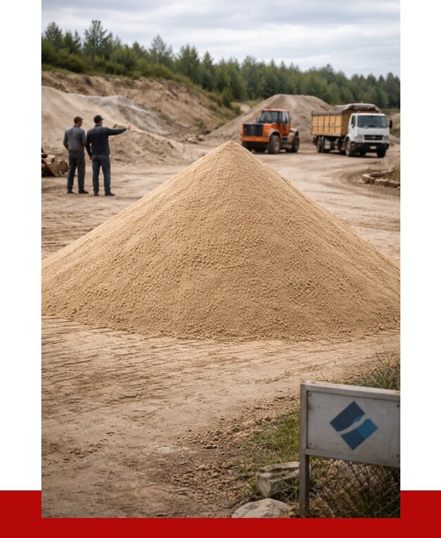 Карьерный песок навалом в Кинели от 1834 р. | ПРОНЕРУДКнл