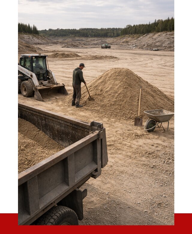 Карьерный песок среднезернистый в Кинели, от 2241 р. ПРОНЕРУДКнл