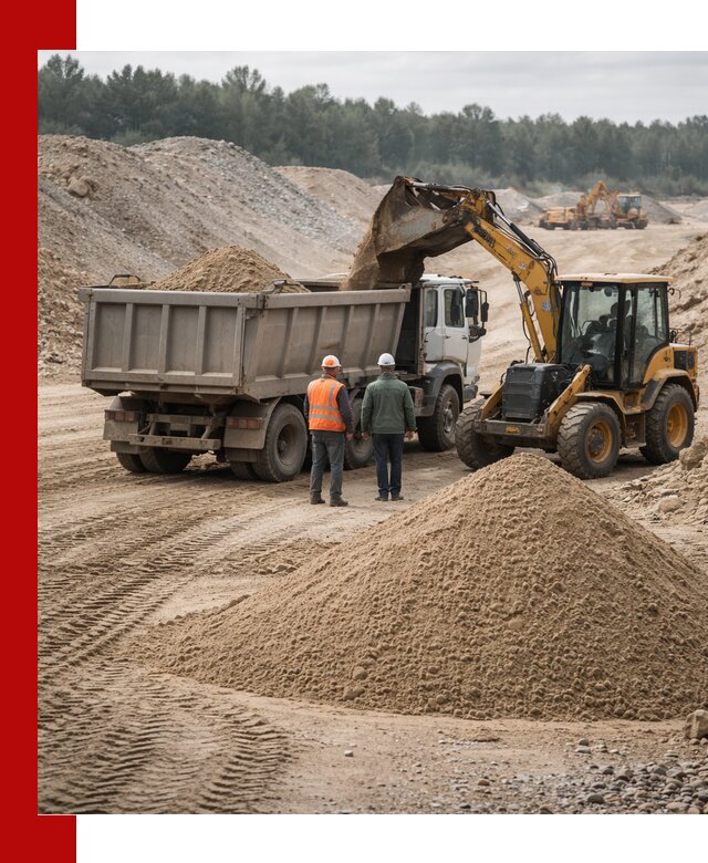 Карьерный среднезернистый песок с доставкой в Кинели