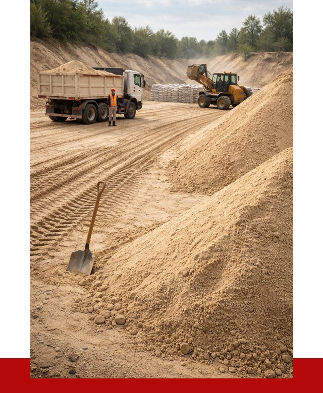 Карьерный песок мелкозернистый в Кинели от 9169 р. | ПРОНЕРУДКнл