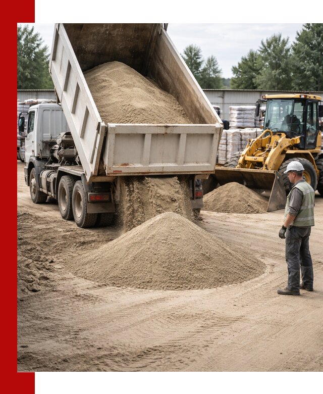Поставка и доставка песка для бетона в Кинели