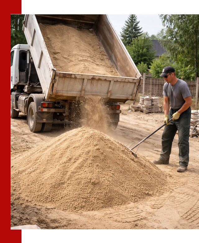 Доставка сухого песка самосвалами в Кинели