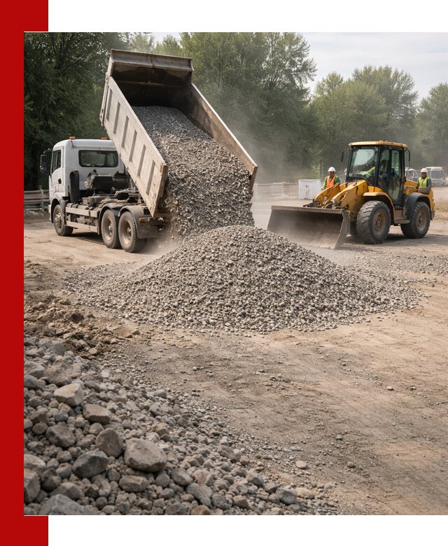 Гравий фракция 5–20 доставка в Кинели оптом и в розницу