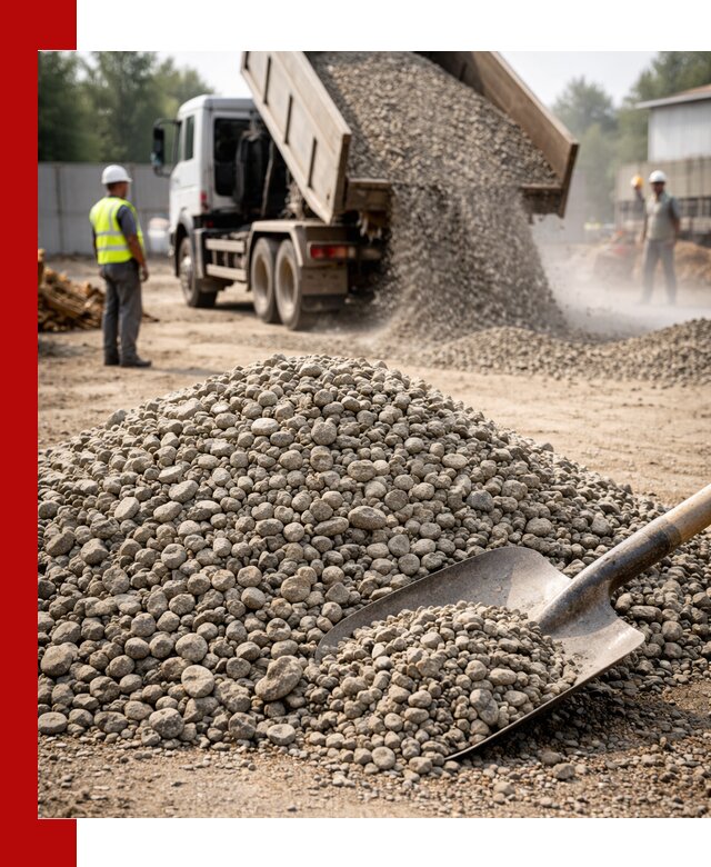 Доставка гравия фракции 20-40 в Кинели с самосвалами