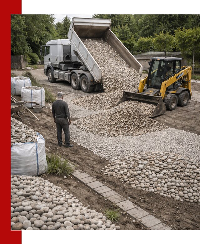 Доставка морской гальки оптом и в розницу в Кинели