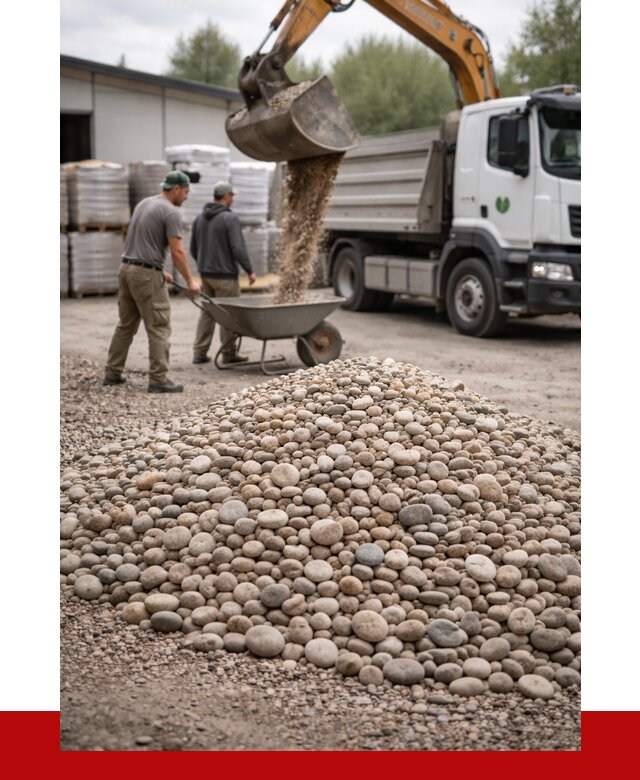 Галька декоративная в Кинели от 3260 р. за куб | ПРОНЕРУДКнл