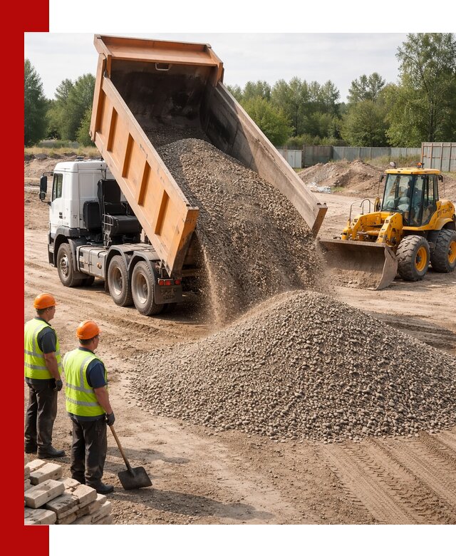Доставка щебёночно-песчаной смеси ЩПС С7 в Кинели