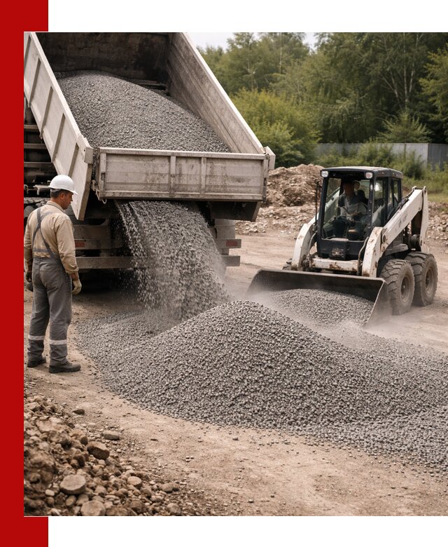 Доставка гравийного отсева 0-5 в Кинели оптом и в розницу