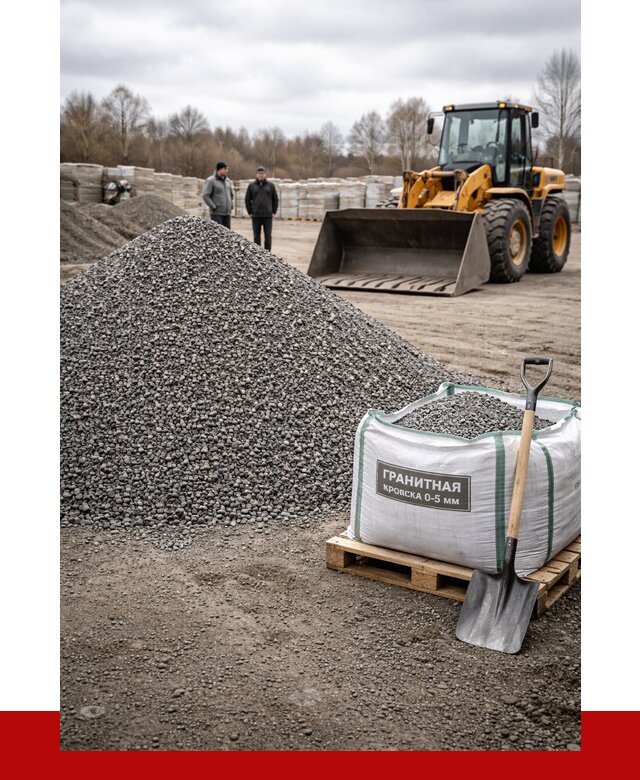 Купить гранитную крошку в Кинели от 4890 р. с доставкой | ПРОНЕРУДКнл