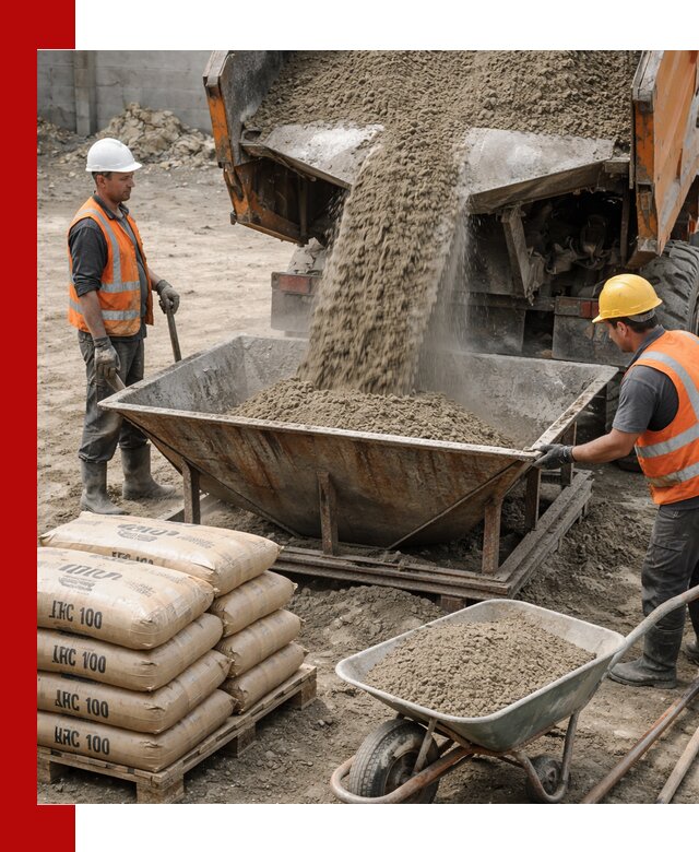 Доставка цементно-песчаной смеси М100 в Кинели