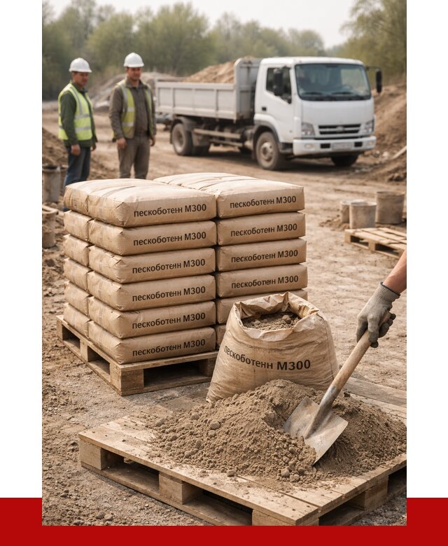 Пескобетон М300 в Кинели с доставкой от 4737 р. за куб | ПРОНЕРУДКнл