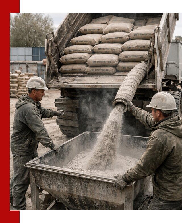 Доставка цемента М400 в Кинели оптом и в розницу