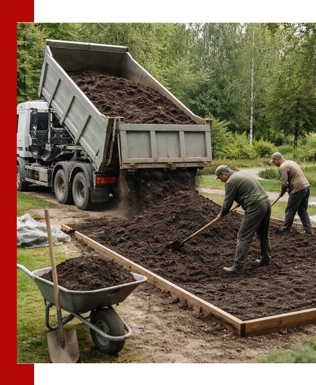 Доставка грунта для озеленения и благоустройства в Кинели