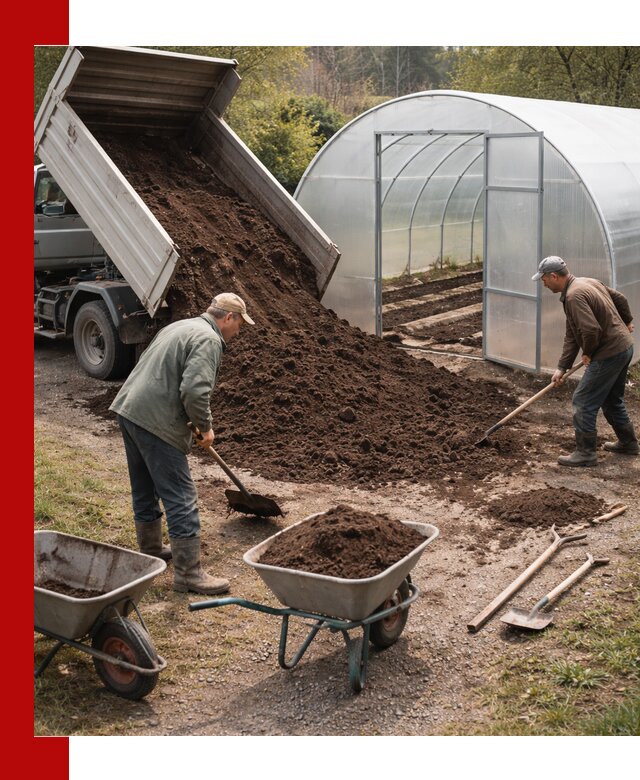 Грунт для теплицы с доставкой в Кинели — плодородный субстрат под растения
