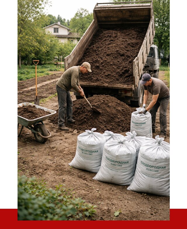 Плодородная смесь в Кинели от 4279 р./куб с доставкой | ПРОНЕРУДКнл