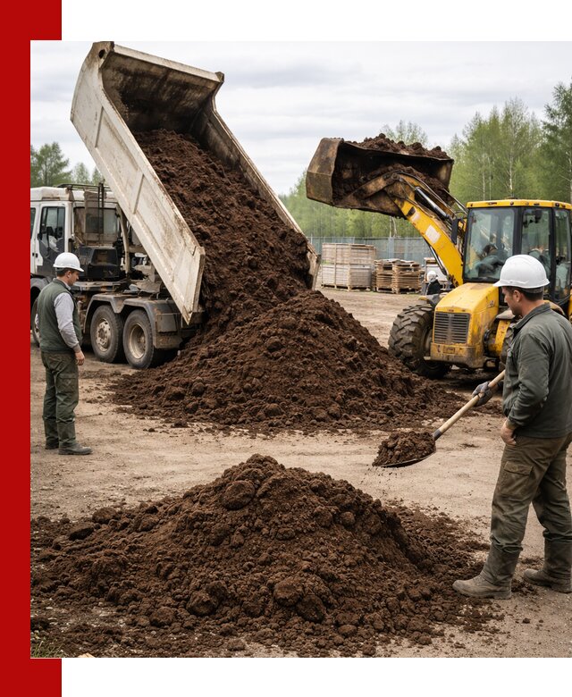 Доставка торфа оптом и в мешках в Кинели