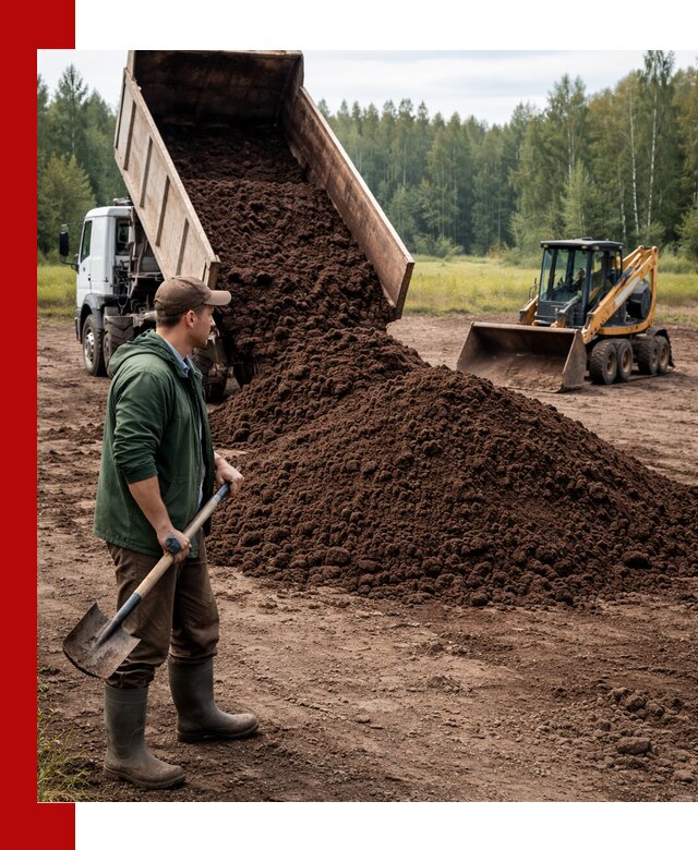 Купить верховой торф с доставкой в Кинели для садоводства и растений