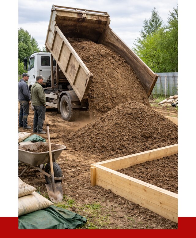 Торфо песчаная смесь в Кинели с доставкой от 1885 р. | ПРОНЕРУДКнл