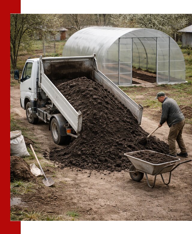 Чернозем для теплицы с доставкой в Кинели