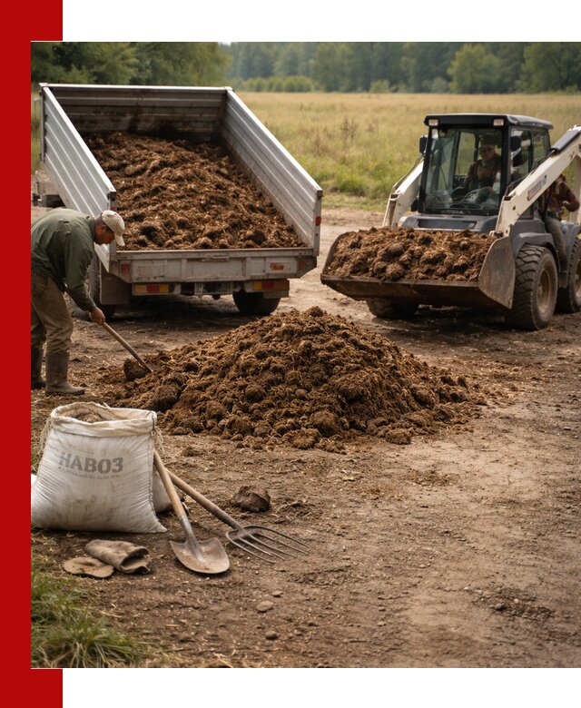 Доставка конского навоза в Кинели с разгрузкой и доставкой на объект