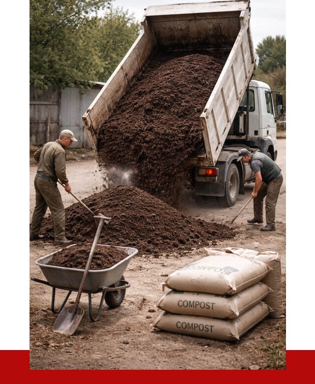Купить компост в Кинели от 4279 р. за куб с доставкой | ПРОНЕРУДКнл