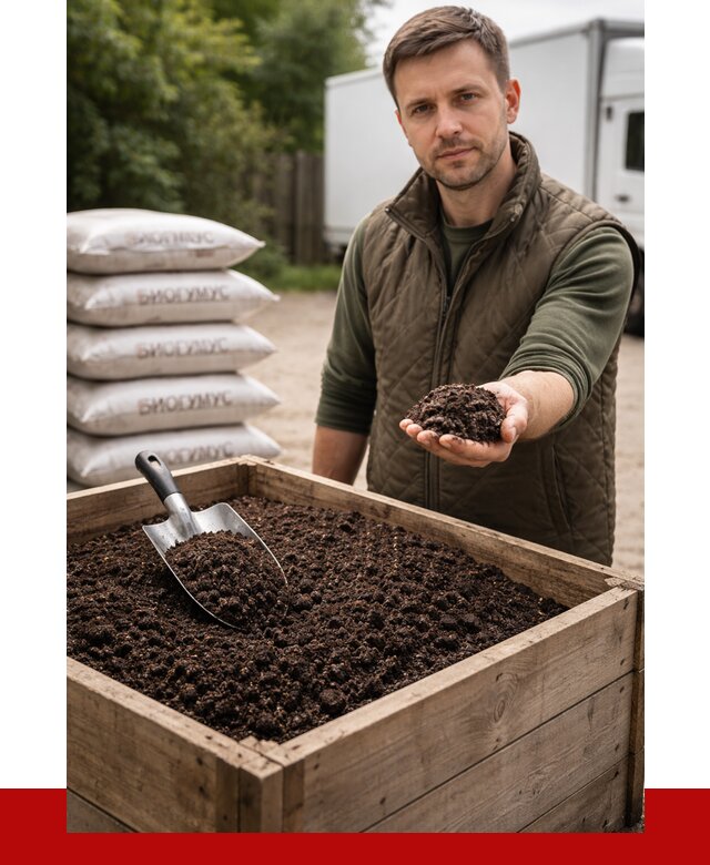 Купить биогумус в Кинели с доставкой от 8660 р. за куб | ПРОНЕРУДКнл