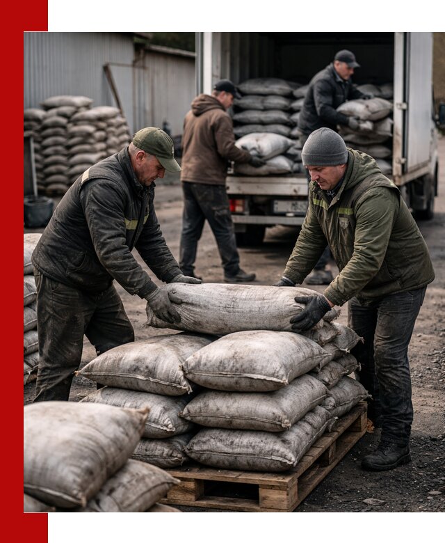 Доставка угля в мешках по выгодным ценам в Кинели