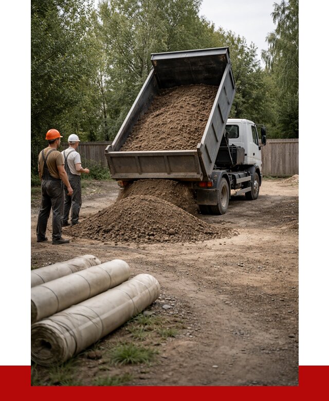 Доставка сыпучих материалов самосвалом в Кинель от 4279 р. | ПРОНЕРУДКнл